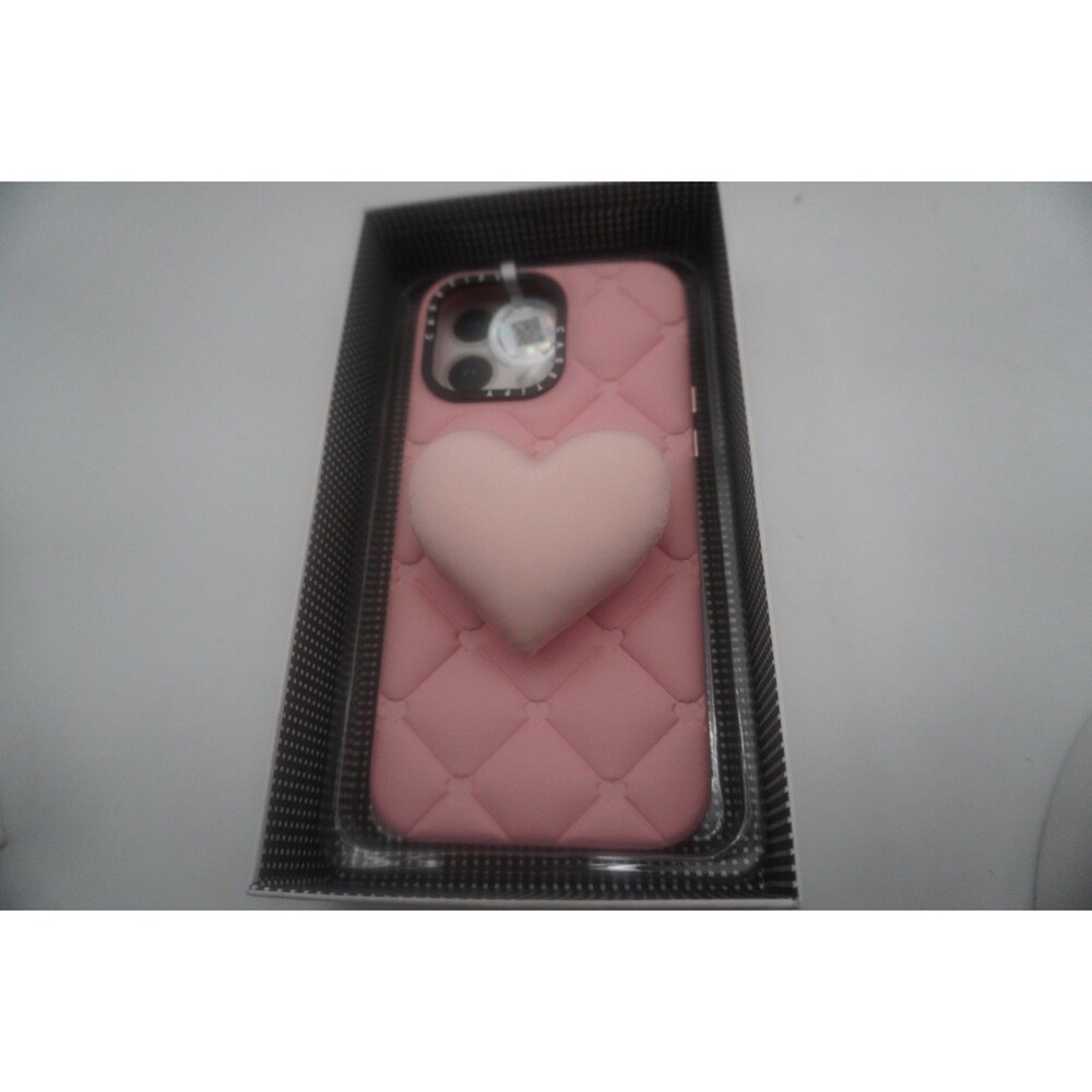 CASETiFY IPhone 14 Pro Max The Grippy Case Heartbreaker Pink Heart Plush Grip - Picture 6 of 9
